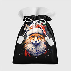 Мешок для подарков Лисичка в новогоднюю ночь, цвет: 3D-принт