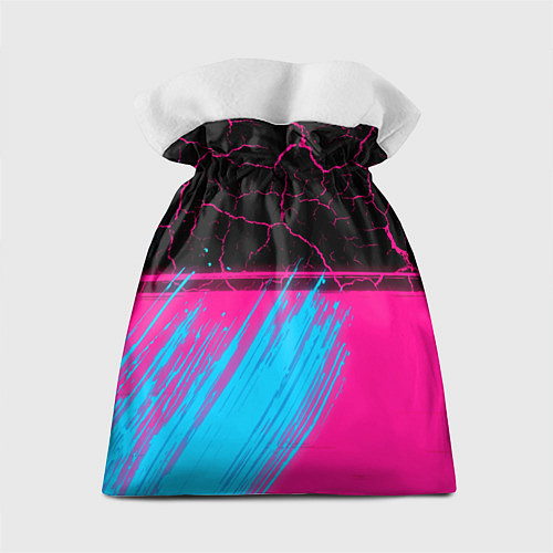 Подарочный мешок Ramones - neon gradient посередине / 3D-принт – фото 2