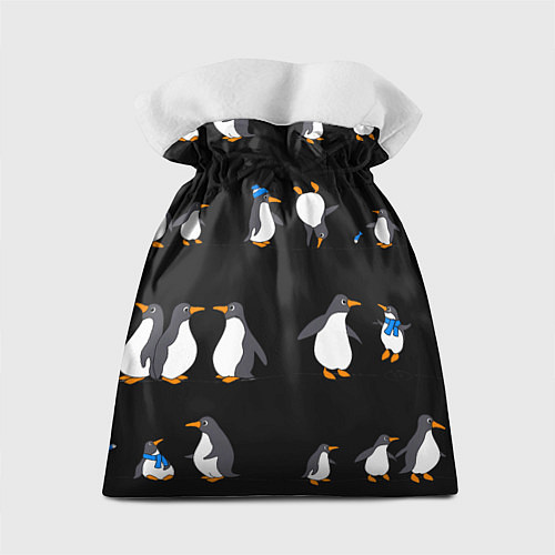 Подарочный мешок Веселая семья пингвинов / 3D-принт – фото 2