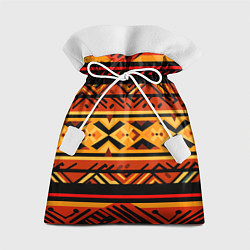 Мешок для подарков Узор в этническом стиле масаев, цвет: 3D-принт