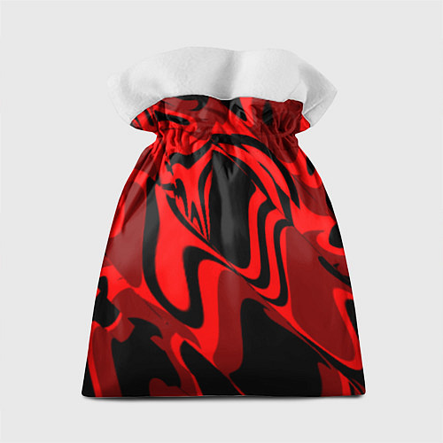 Подарочный мешок Черно-красное предупреждение / 3D-принт – фото 2