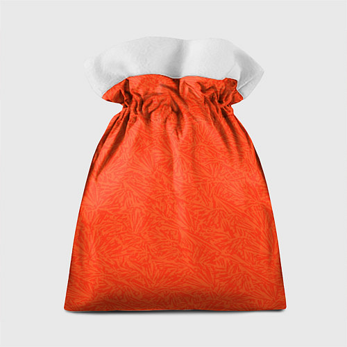Подарочный мешок Насыщенный красно-оранжевый / 3D-принт – фото 2