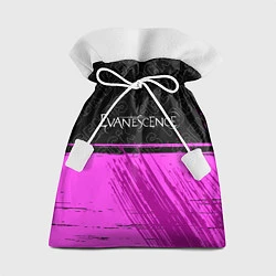 Мешок для подарков Evanescence rock legends посередине, цвет: 3D-принт