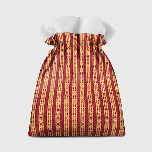 Подарочный мешок Ажурный жёлто-красный / 3D-принт – фото 2
