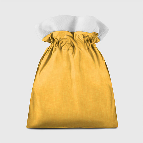 Подарочный мешок Жёлтый однотонный текстура / 3D-принт – фото 2