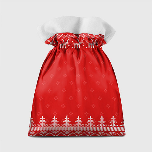 Подарочный мешок Новогодний Андрей: свитер с оленями / 3D-принт – фото 2