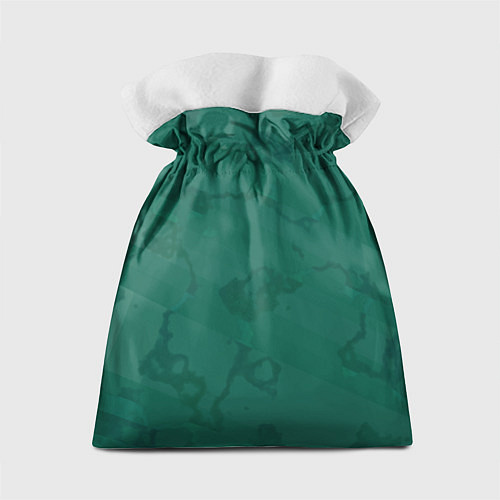Подарочный мешок Серо-зеленые разводы / 3D-принт – фото 2