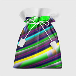 Мешок для подарков Размытые абстрактные полосы, цвет: 3D-принт