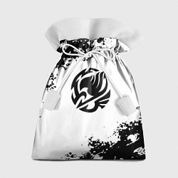 Мешок для подарков Fairy Tail краски черные, цвет: 3D-принт