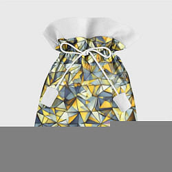 Мешок для подарков Маленькие золотые треугольники, цвет: 3D-принт
