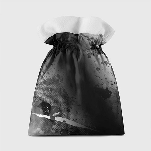 Подарочный мешок Ghost of Tsushima glitch на темном фоне / 3D-принт – фото 2