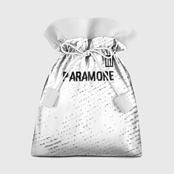 Мешок для подарков Paramore glitch на светлом фоне посередине, цвет: 3D-принт