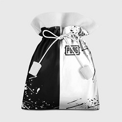Мешок для подарков Pubg чернобелые краски, цвет: 3D-принт