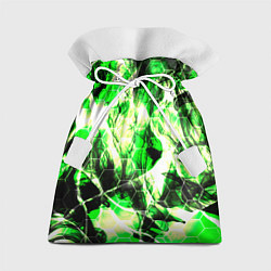 Мешок для подарков Зелёные узоры джунгли, цвет: 3D-принт