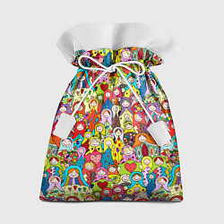 Мешок для подарков Веселые русские матрешки, цвет: 3D-принт