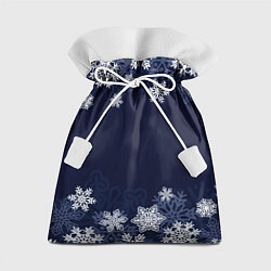 Мешок для подарков Воздушные снежинки, цвет: 3D-принт