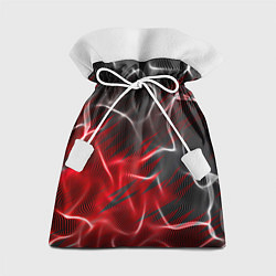 Мешок для подарков Дым и красные текстуры, цвет: 3D-принт