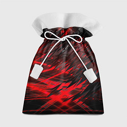 Мешок для подарков Черно красные текстуры, цвет: 3D-принт