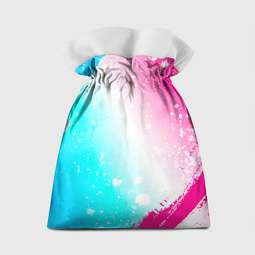 Подарочный мешок Paramore neon gradient style / 3D-принт – фото 2