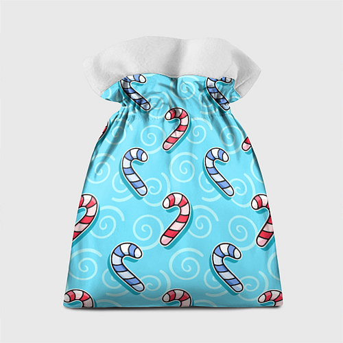 Подарочный мешок Новогодний леденец трость / 3D-принт – фото 2