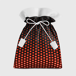 Мешок для подарков Красные квадраты, цвет: 3D-принт