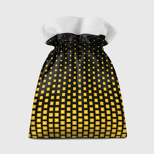 Подарочный мешок Жёлтые квадраты / 3D-принт – фото 2