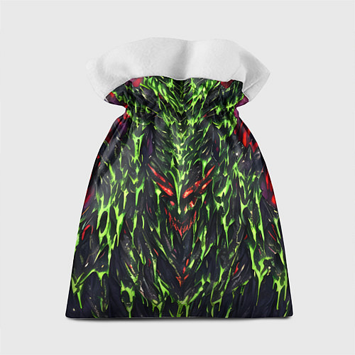 Подарочный мешок Green and red slime / 3D-принт – фото 2