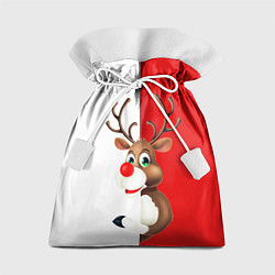 Мешок для подарков Christmas deer art, цвет: 3D-принт