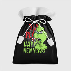 Мешок для подарков Grinch - happy New Year, цвет: 3D-принт