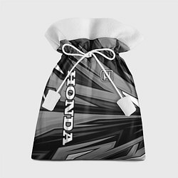 Мешок для подарков Honda - монохромный спортивный, цвет: 3D-принт