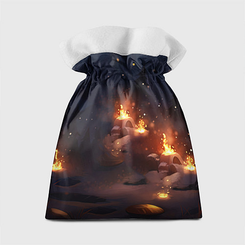 Подарочный мешок Сияющий ледяной дракон / 3D-принт – фото 2
