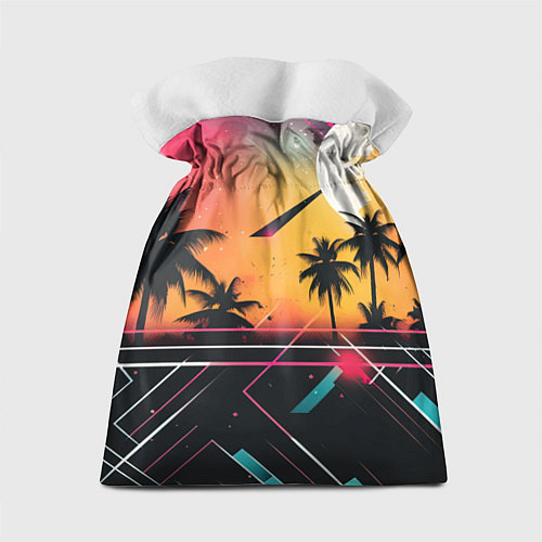 Подарочный мешок GTA 6 night logo / 3D-принт – фото 2