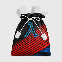 Мешок для подарков Half life stripes freeman, цвет: 3D-принт