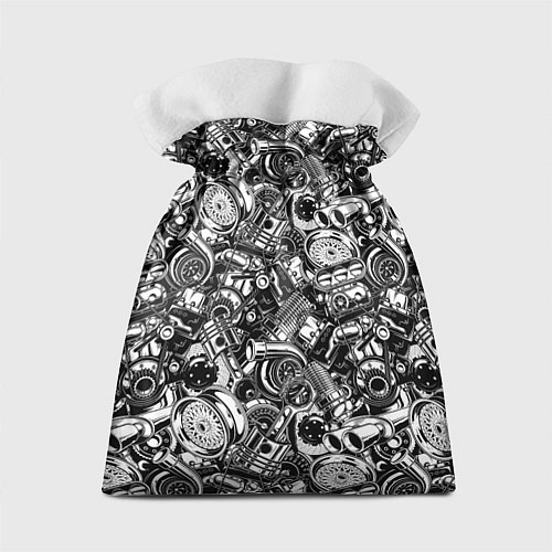 Подарочный мешок Автотюнинг - запчасти / 3D-принт – фото 2