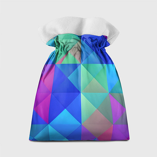Подарочный мешок Разноцветные фигуры / 3D-принт – фото 2