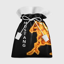Мешок для подарков Mustang fire, цвет: 3D-принт