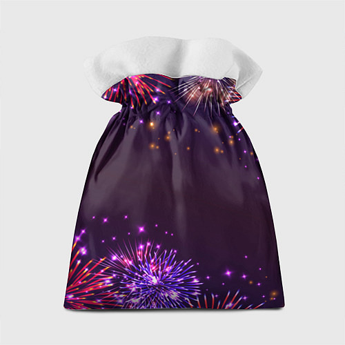 Подарочный мешок Праздничная Полина: фейерверк / 3D-принт – фото 2