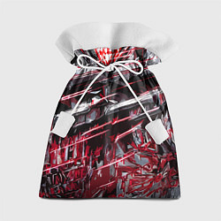 Мешок для подарков Кровавый красный металл, цвет: 3D-принт
