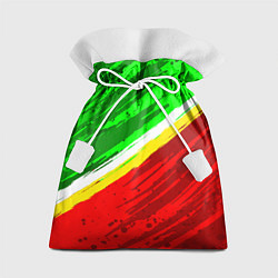 Мешок для подарков Расцветка Зеленоградского флага, цвет: 3D-принт