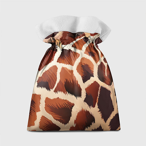 Подарочный мешок Пятнистый мех жирафа / 3D-принт – фото 2