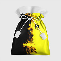 Мешок для подарков Borussia fc sport краски, цвет: 3D-принт