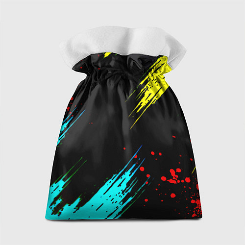 Подарочный мешок Suzuki краски абстрактные / 3D-принт – фото 2