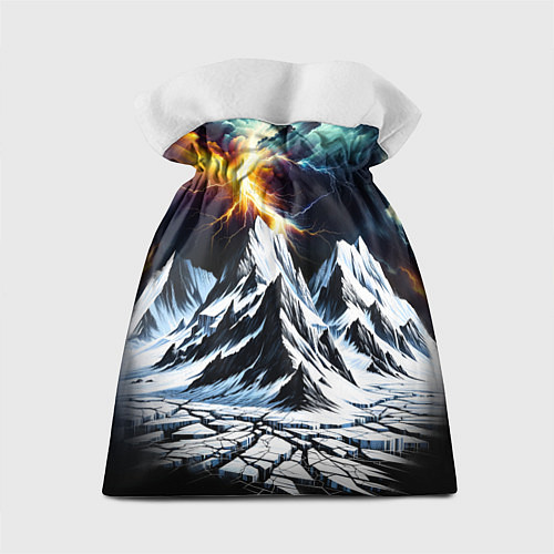 Подарочный мешок Молнии и горы / 3D-принт – фото 2
