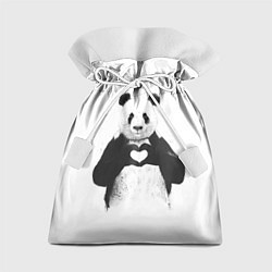 Мешок для подарков Panda love, цвет: 3D-принт