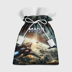 Мешок для подарков Масс эффект - космос, цвет: 3D-принт