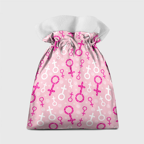 Подарочный мешок Гендерный женский знак венеры / 3D-принт – фото 2