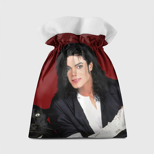 Подарочный мешок Michael Jackson с пантерой и автографом / 3D-принт – фото 2