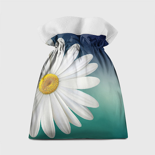Подарочный мешок Маргаритка на голубом - WOMAN / 3D-принт – фото 2