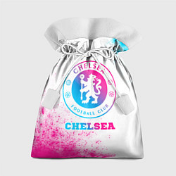 Мешок для подарков Chelsea neon gradient style, цвет: 3D-принт