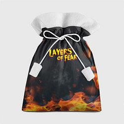 Мешок для подарков Layers of Fear огненный стиль хоррор, цвет: 3D-принт